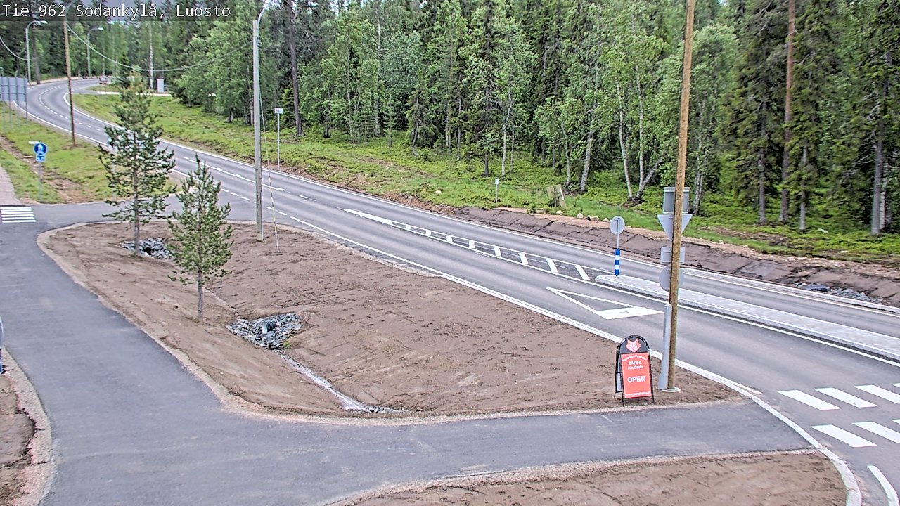 Weather Camera Image Road 962 Sodankylä, Luosto, Sodankylä, Lappi