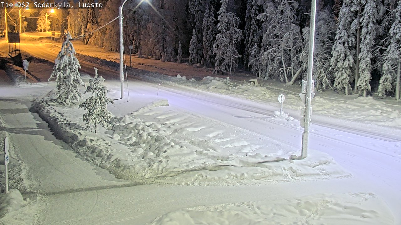 Kelikamerat Kuva Tie 962 Sodankylä, Luosto, Sodankylä, Lappi