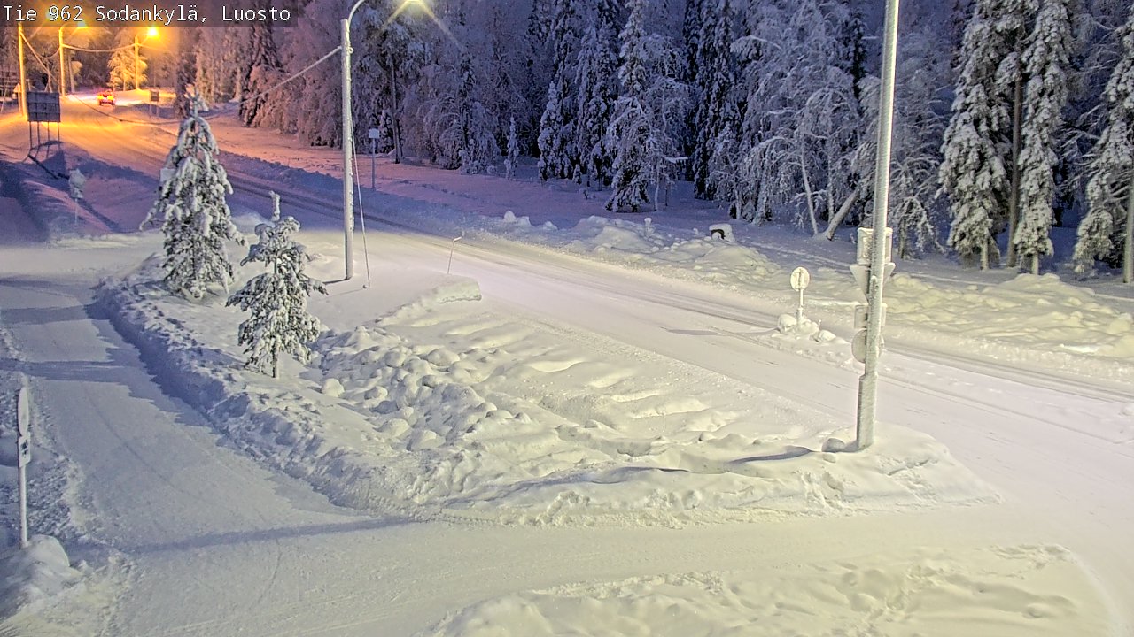 Kelikamerat Kuva Tie 962 Sodankylä, Luosto, Sodankylä, Lappi