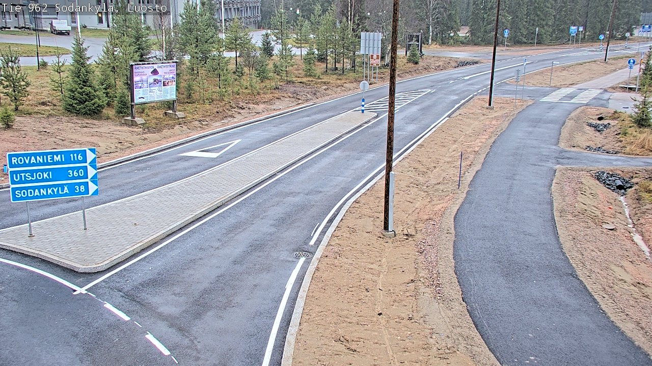 Kelikamerat Kuva Tie 962 Sodankylä, Luosto, Sodankylä, Lappi