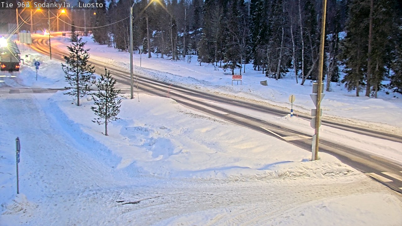 Kelikamerat Kuva Tie 962 Sodankylä, Luosto, Sodankylä, Lappi