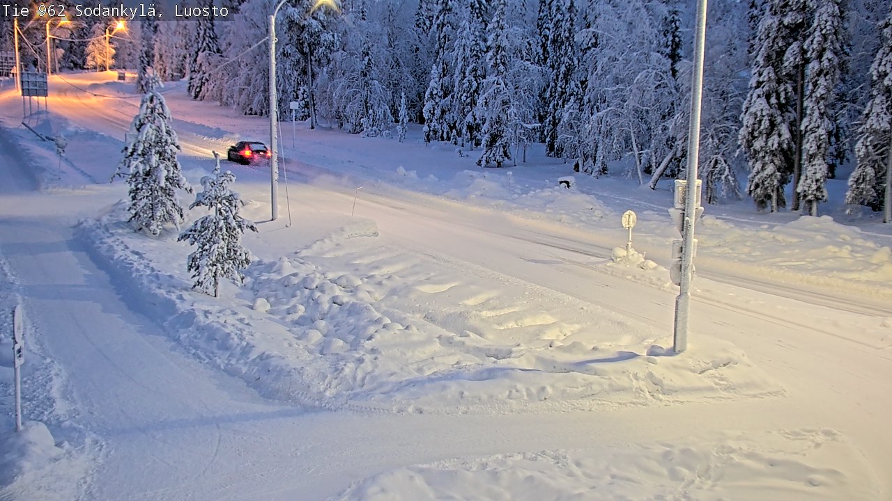 Kelikamerat Kuva Tie 962 Sodankylä, Luosto, Sodankylä, Lappi