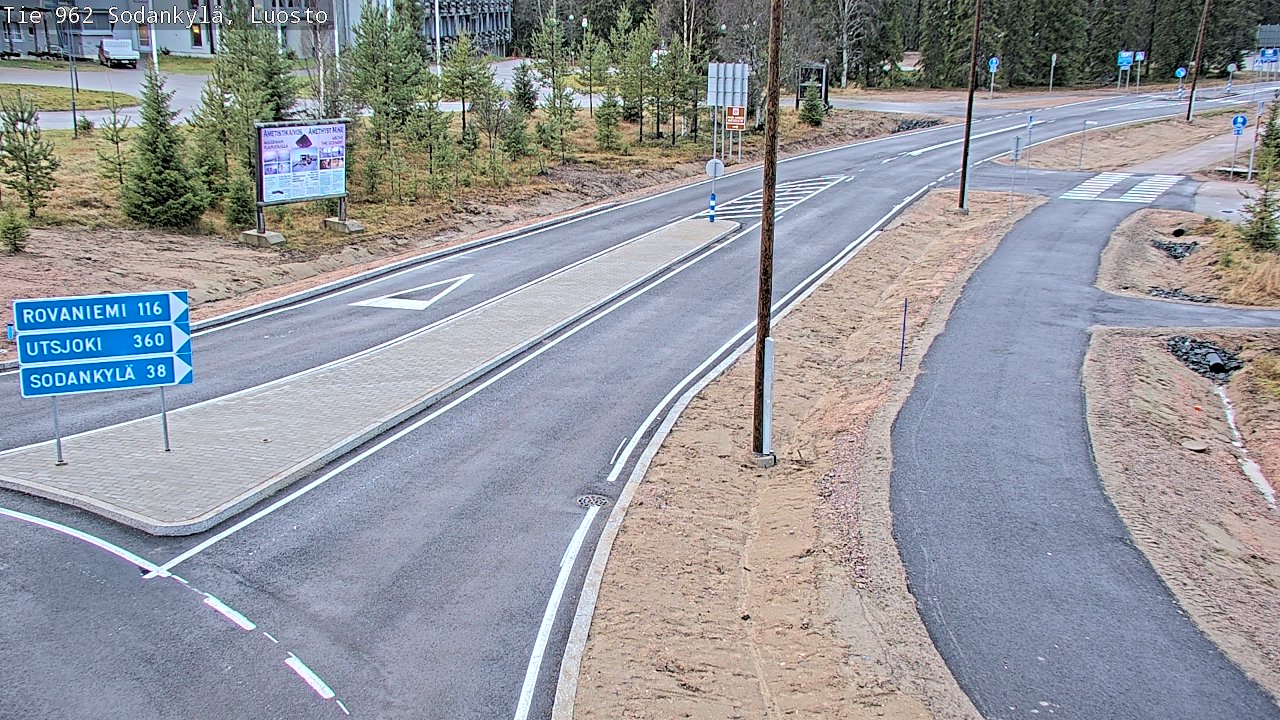 Kelikamerat Kuva Tie 962 Sodankylä, Luosto, Sodankylä, Lappi