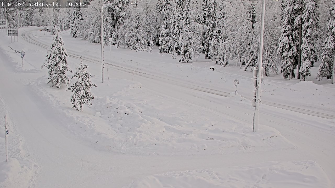 Kelikamerat Kuva Tie 962 Sodankylä, Luosto, Sodankylä, Lappi