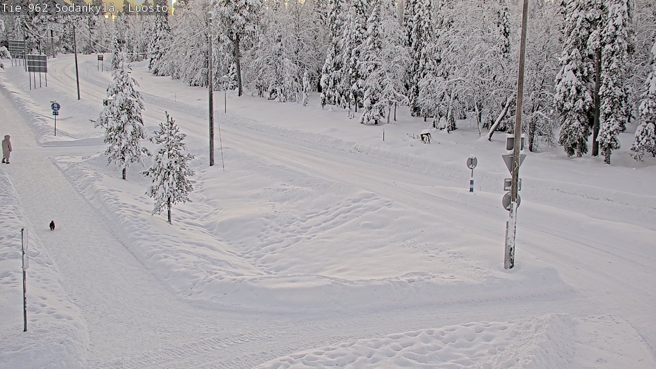Weather Camera Image Road 962 Sodankylä, Luosto, Sodankylä, Lappi