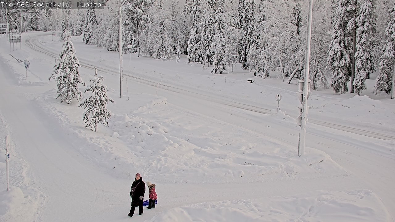 Kelikamerat Kuva Tie 962 Sodankylä, Luosto, Sodankylä, Lappi