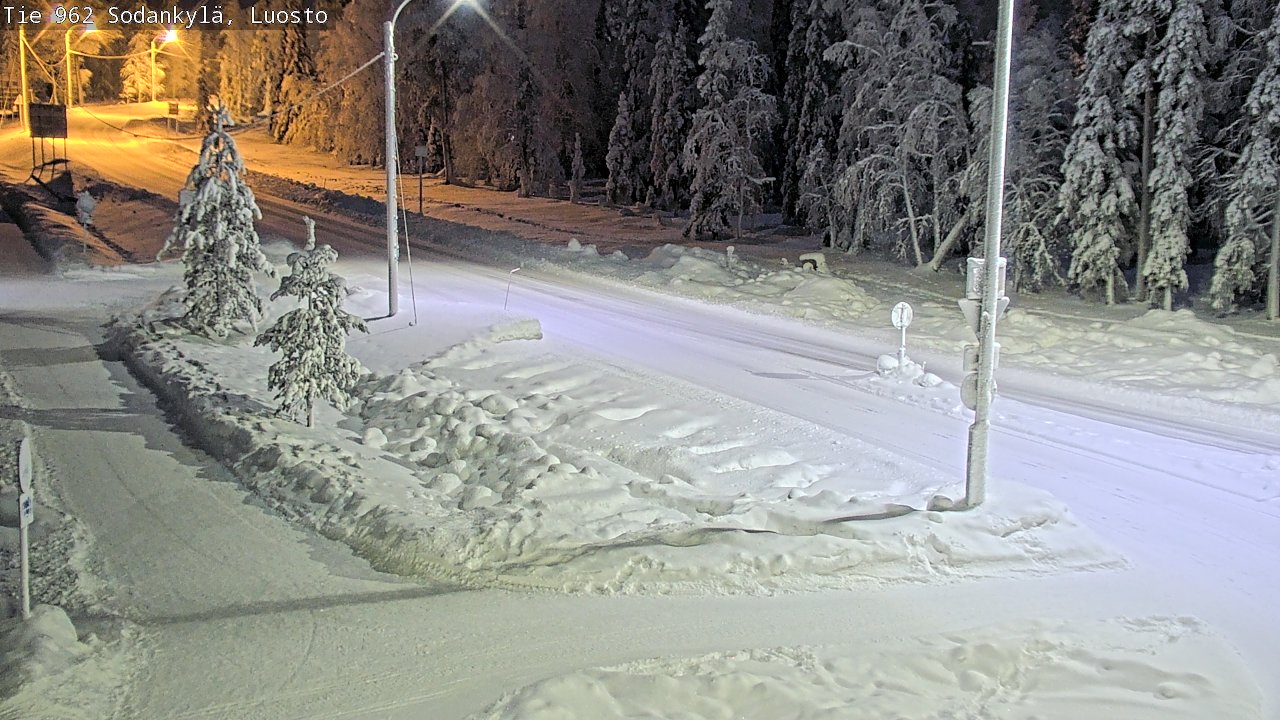 Kelikamerat Kuva Tie 962 Sodankylä, Luosto, Sodankylä, Lappi