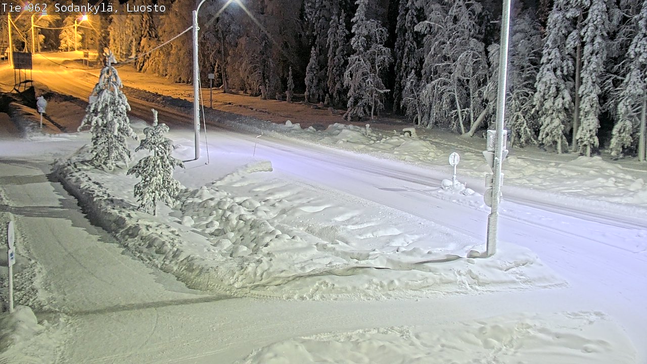 Kelikamerat Kuva Tie 962 Sodankylä, Luosto, Sodankylä, Lappi