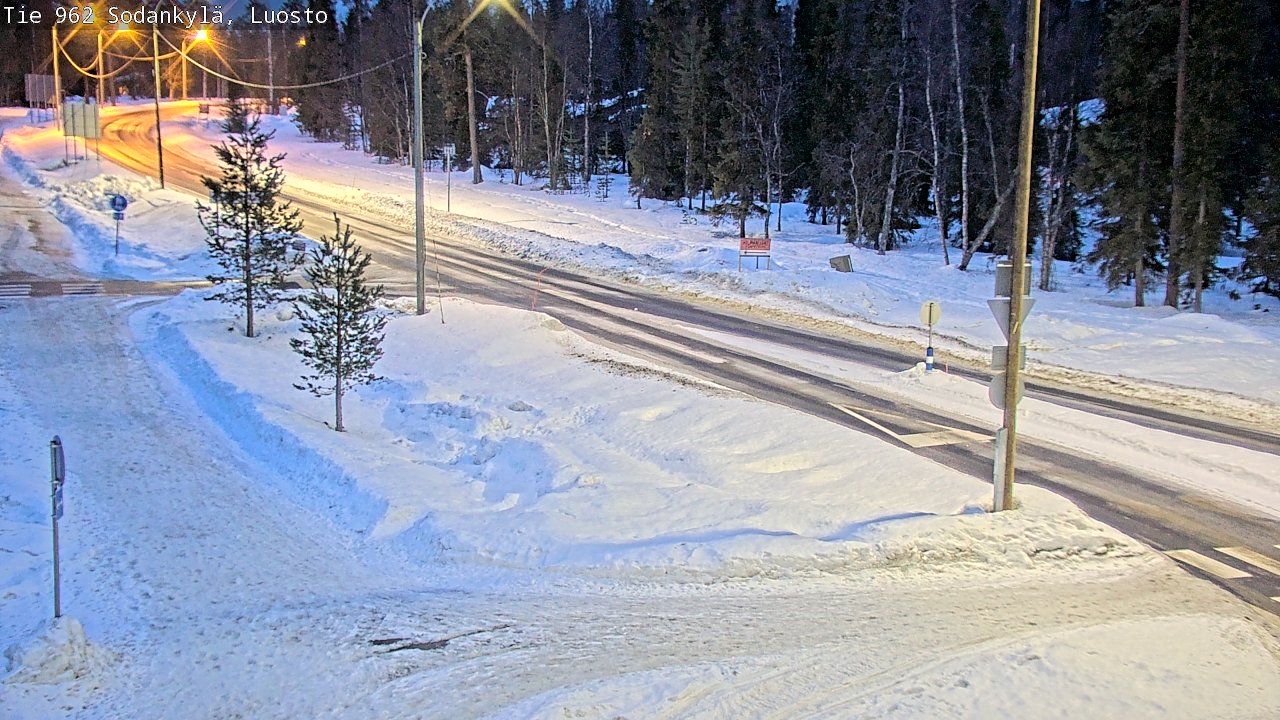 Kelikamerat Kuva Tie 962 Sodankylä, Luosto, Sodankylä, Lappi
