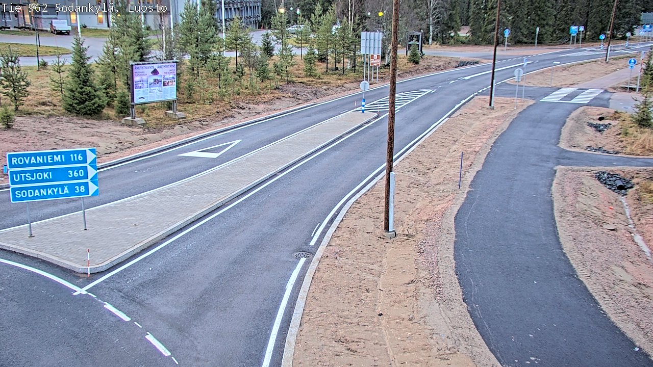 Kelikamerat Kuva Tie 962 Sodankylä, Luosto, Sodankylä, Lappi