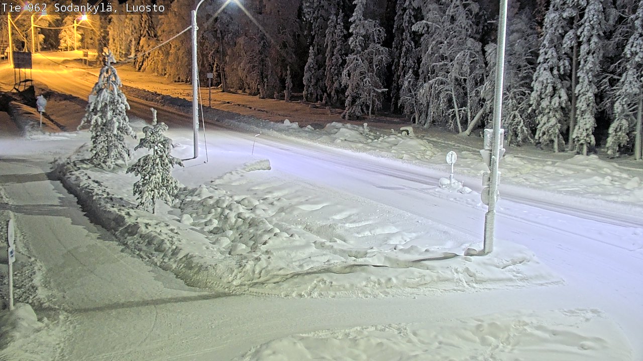 Kelikamerat Kuva Tie 962 Sodankylä, Luosto, Sodankylä, Lappi