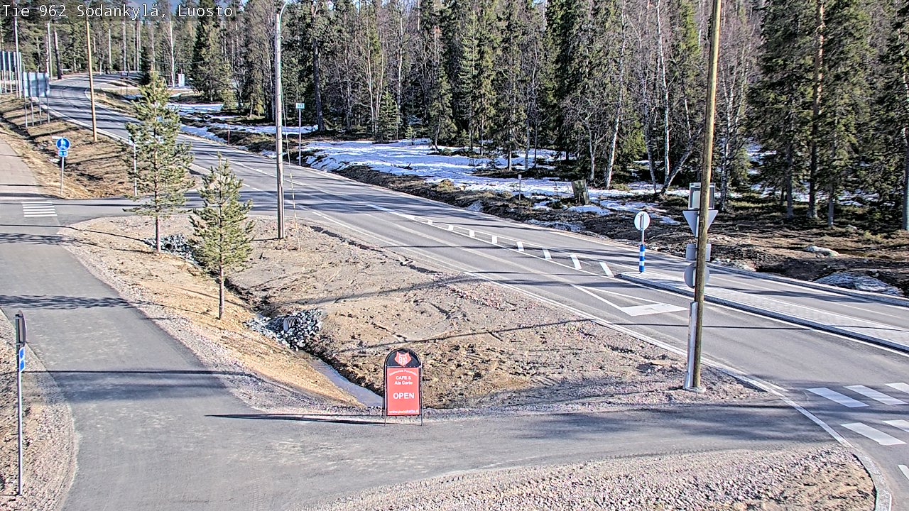 Weather Camera Image Road 962 Sodankylä, Luosto, Sodankylä, Lappi