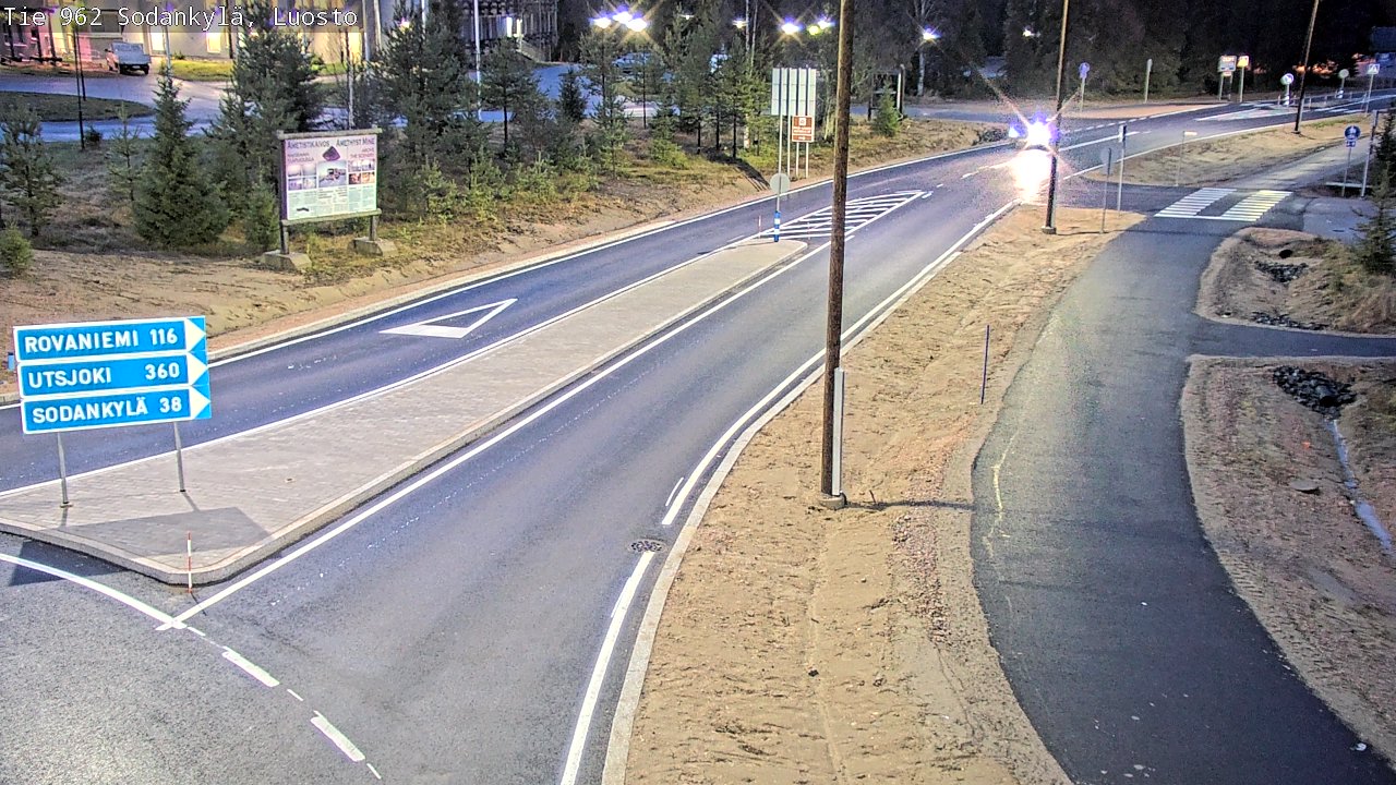 Kelikamerat Kuva Tie 962 Sodankylä, Luosto, Sodankylä, Lappi