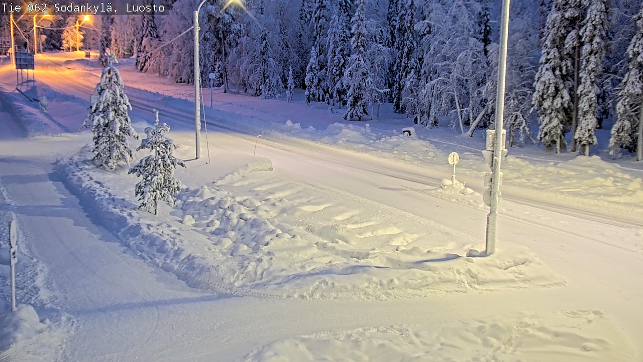 Kelikamerat Kuva Tie 962 Sodankylä, Luosto, Sodankylä, Lappi