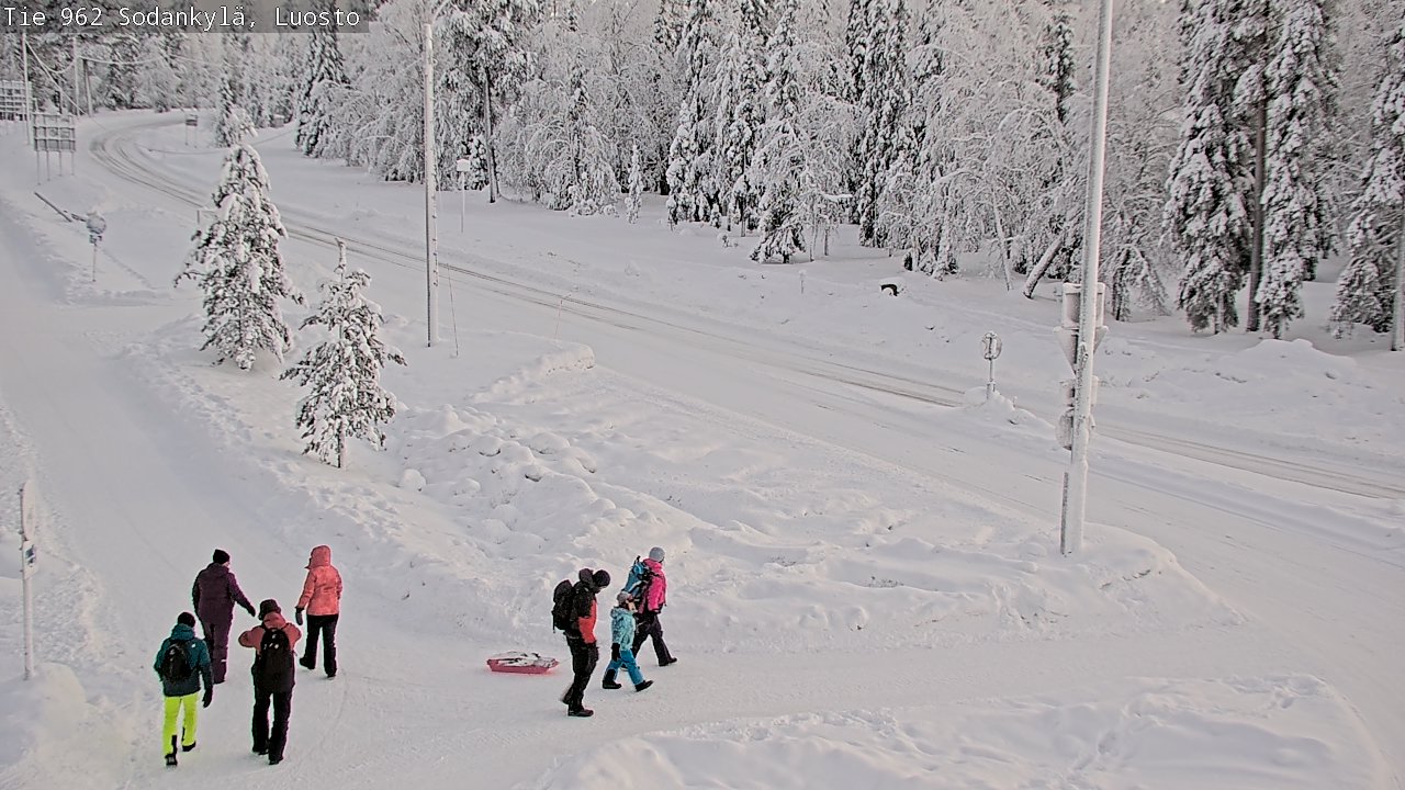Kelikamerat Kuva Tie 962 Sodankylä, Luosto, Sodankylä, Lappi
