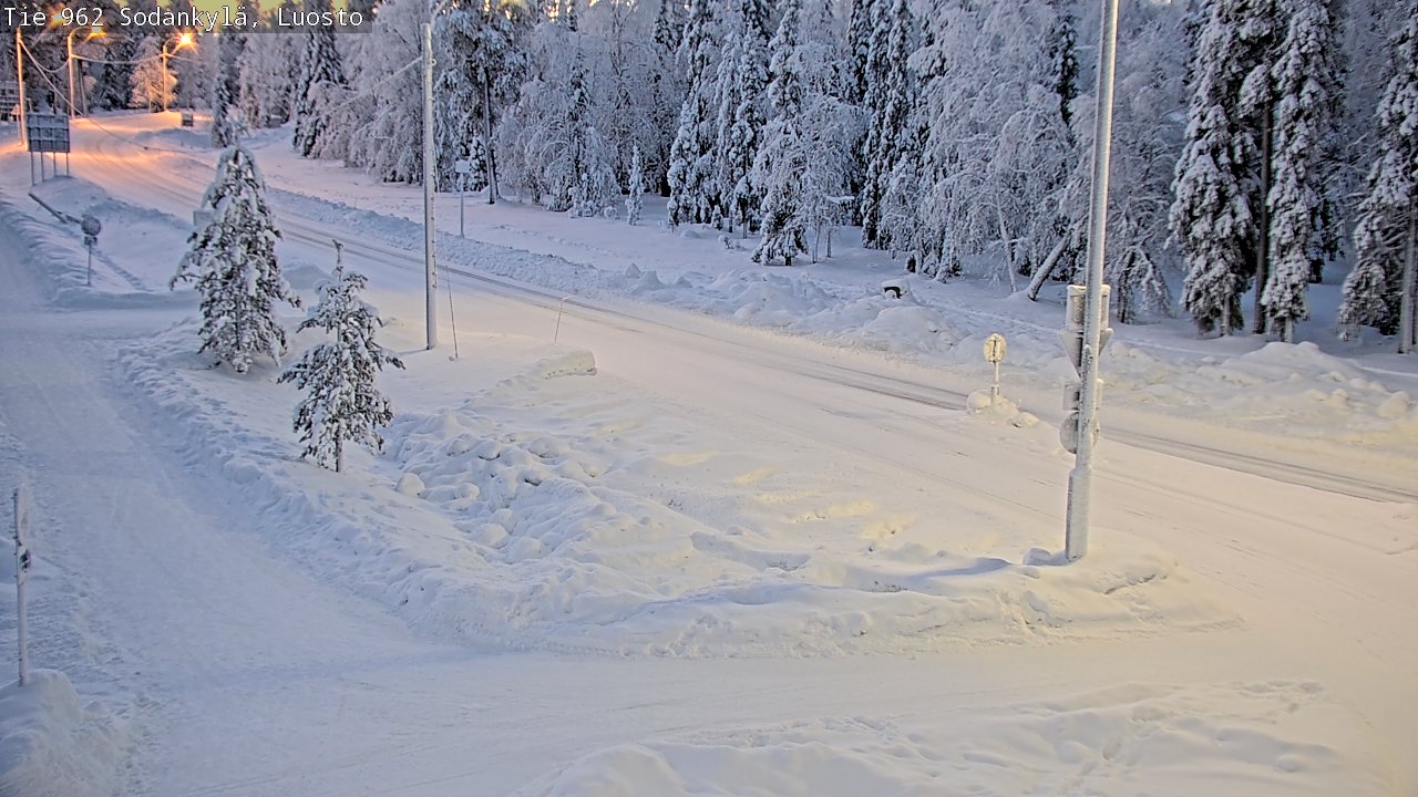 Kelikamerat Kuva Tie 962 Sodankylä, Luosto, Sodankylä, Lappi