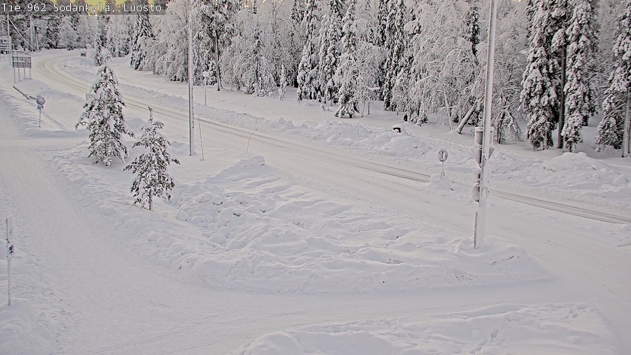 Kelikamerat Kuva Tie 962 Sodankylä, Luosto, Sodankylä, Lappi
