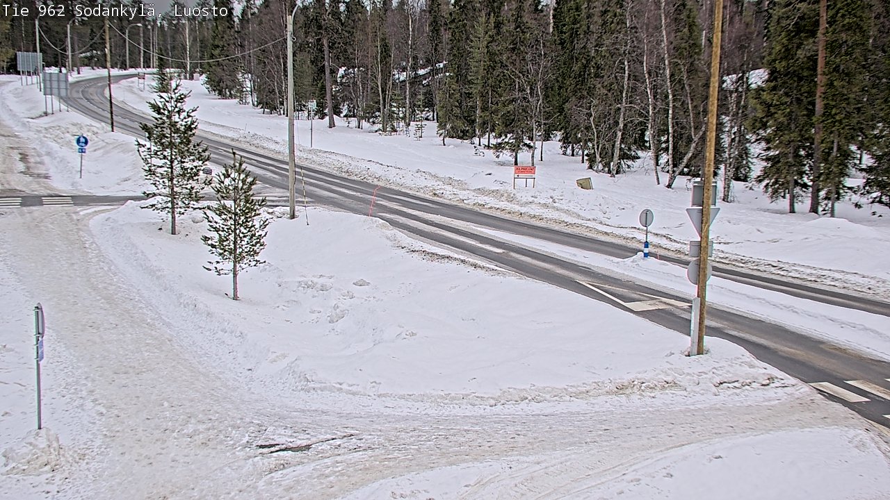 Kelikamerat Kuva Tie 962 Sodankylä, Luosto, Sodankylä, Lappi