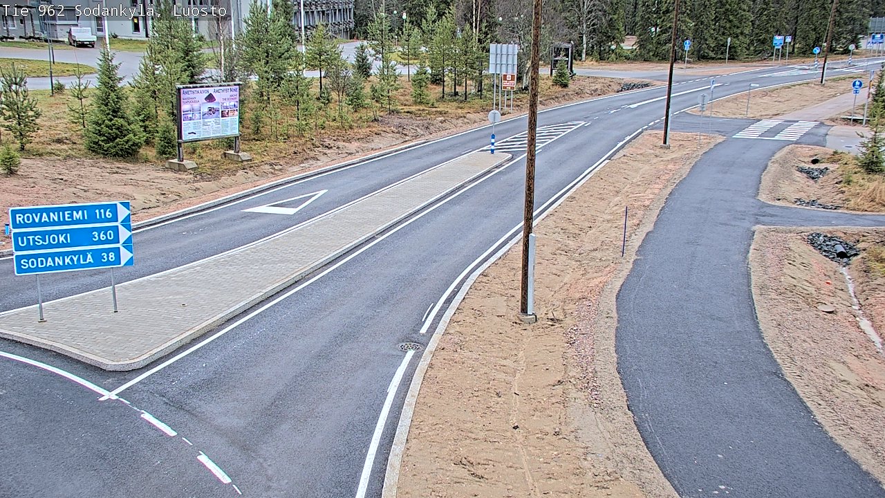 Kelikamerat Kuva Tie 962 Sodankylä, Luosto, Sodankylä, Lappi