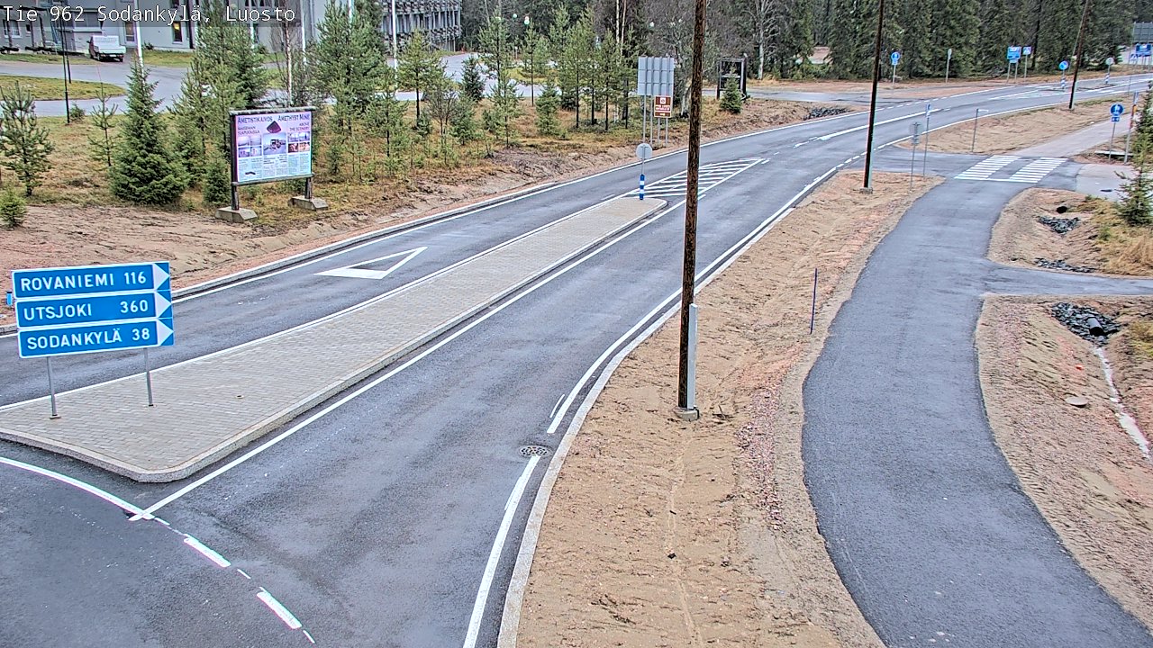 Kelikamerat Kuva Tie 962 Sodankylä, Luosto, Sodankylä, Lappi