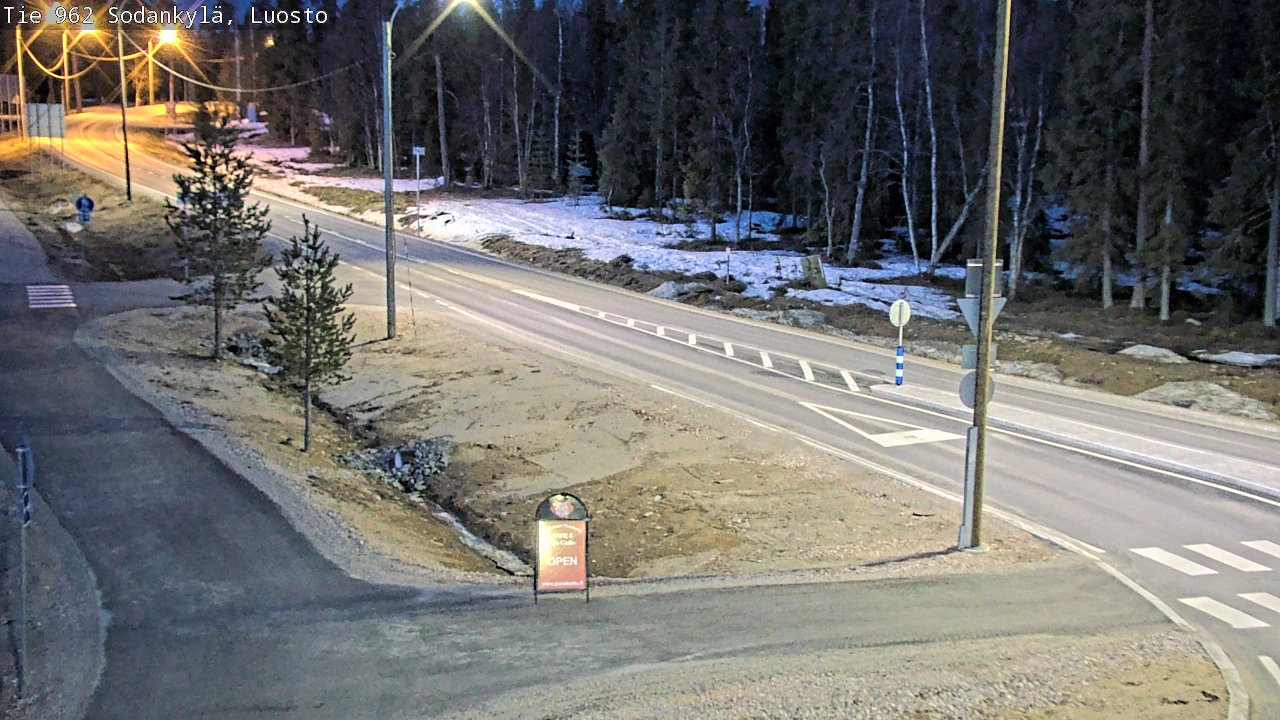 Weather Camera Image Road 962 Sodankylä, Luosto, Sodankylä, Lappi