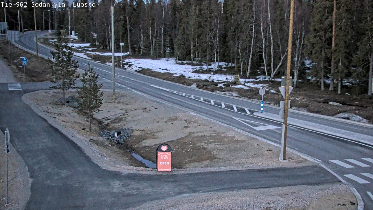 Weather Camera Image Väg 962 Sodankylä, Luosto, Sodankylä, Lappi