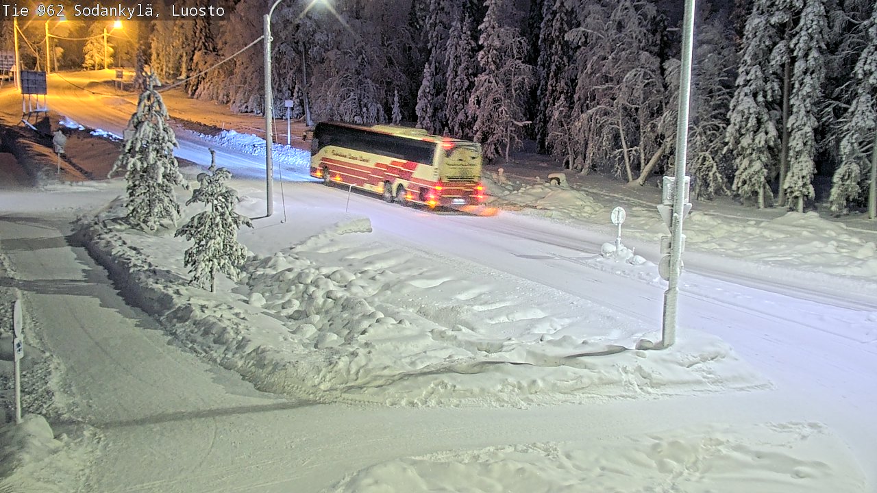 Kelikamerat Kuva Tie 962 Sodankylä, Luosto, Sodankylä, Lappi