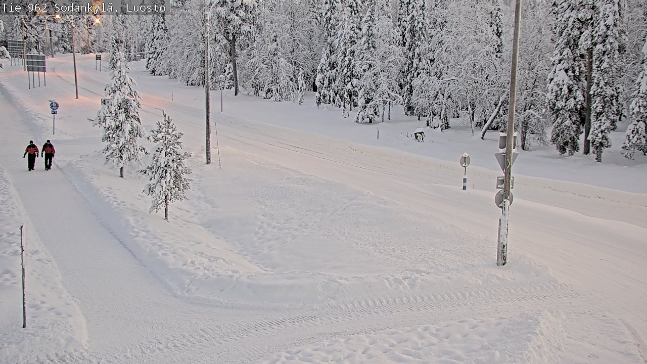Weather Camera Image Road 962 Sodankylä, Luosto, Sodankylä, Lappi
