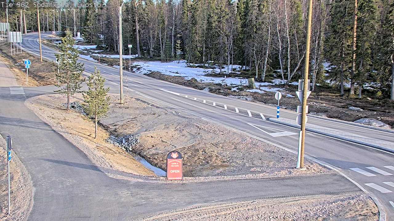 Weather Camera Image Road 962 Sodankylä, Luosto, Sodankylä, Lappi