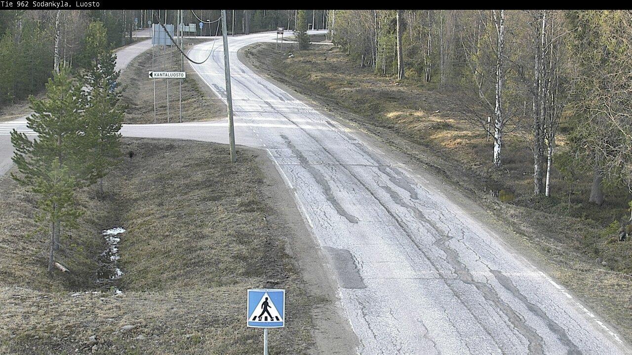 Weather Camera Image Väg 962 Sodankylä, Luosto, Sodankylä, Lappi