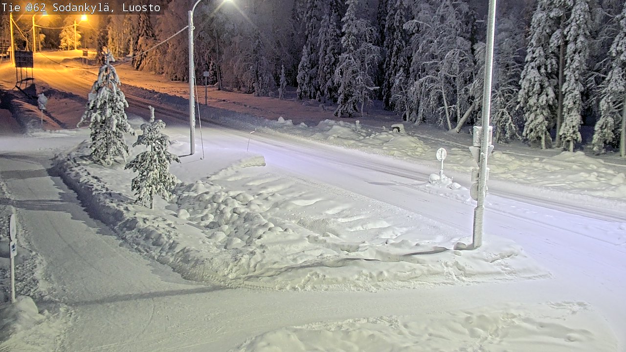 Kelikamerat Kuva Tie 962 Sodankylä, Luosto, Sodankylä, Lappi