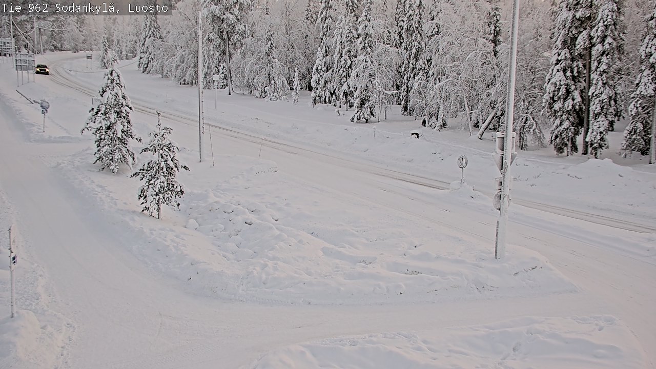 Kelikamerat Kuva Tie 962 Sodankylä, Luosto, Sodankylä, Lappi