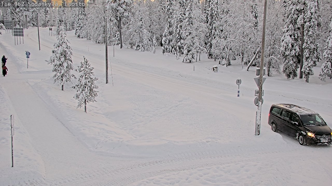Weather Camera Image Road 962 Sodankylä, Luosto, Sodankylä, Lappi