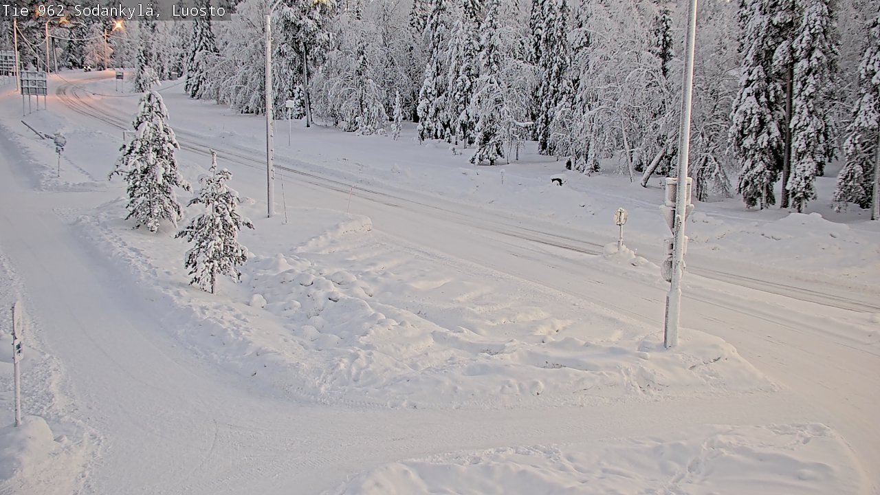 Kelikamerat Kuva Tie 962 Sodankylä, Luosto, Sodankylä, Lappi