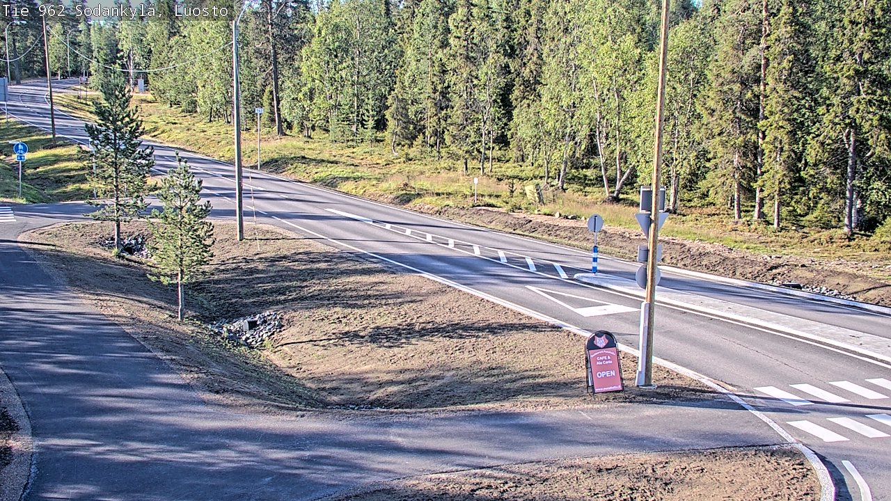 Weather Camera Image Road 962 Sodankylä, Luosto, Sodankylä, Lappi