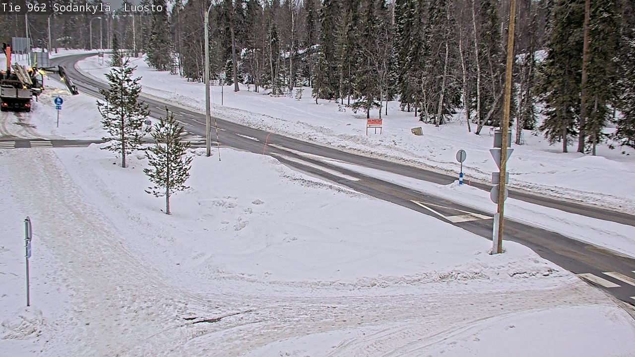 Kelikamerat Kuva Tie 962 Sodankylä, Luosto, Sodankylä, Lappi