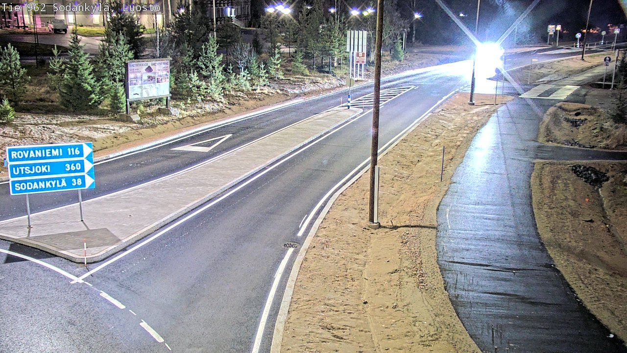 Kelikamerat Kuva Tie 962 Sodankylä, Luosto, Sodankylä, Lappi