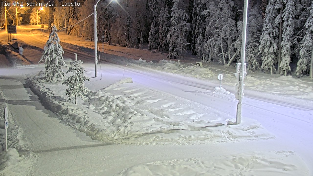 Kelikamerat Kuva Tie 962 Sodankylä, Luosto, Sodankylä, Lappi