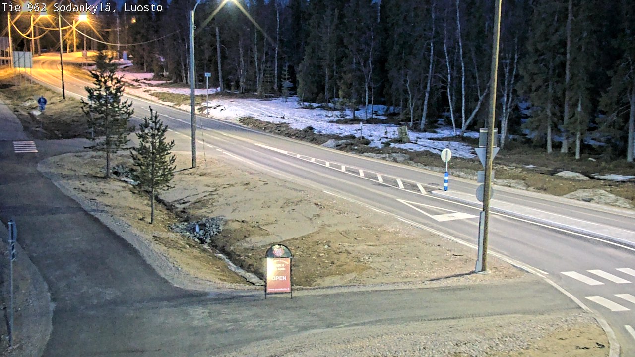 Weather Camera Image Road 962 Sodankylä, Luosto, Sodankylä, Lappi