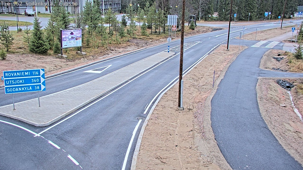 Kelikamerat Kuva Tie 962 Sodankylä, Luosto, Sodankylä, Lappi