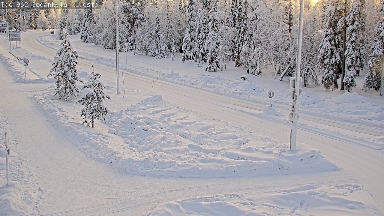 Kelikamerat Kuva Tie 962 Sodankylä, Luosto, Sodankylä, Lappi