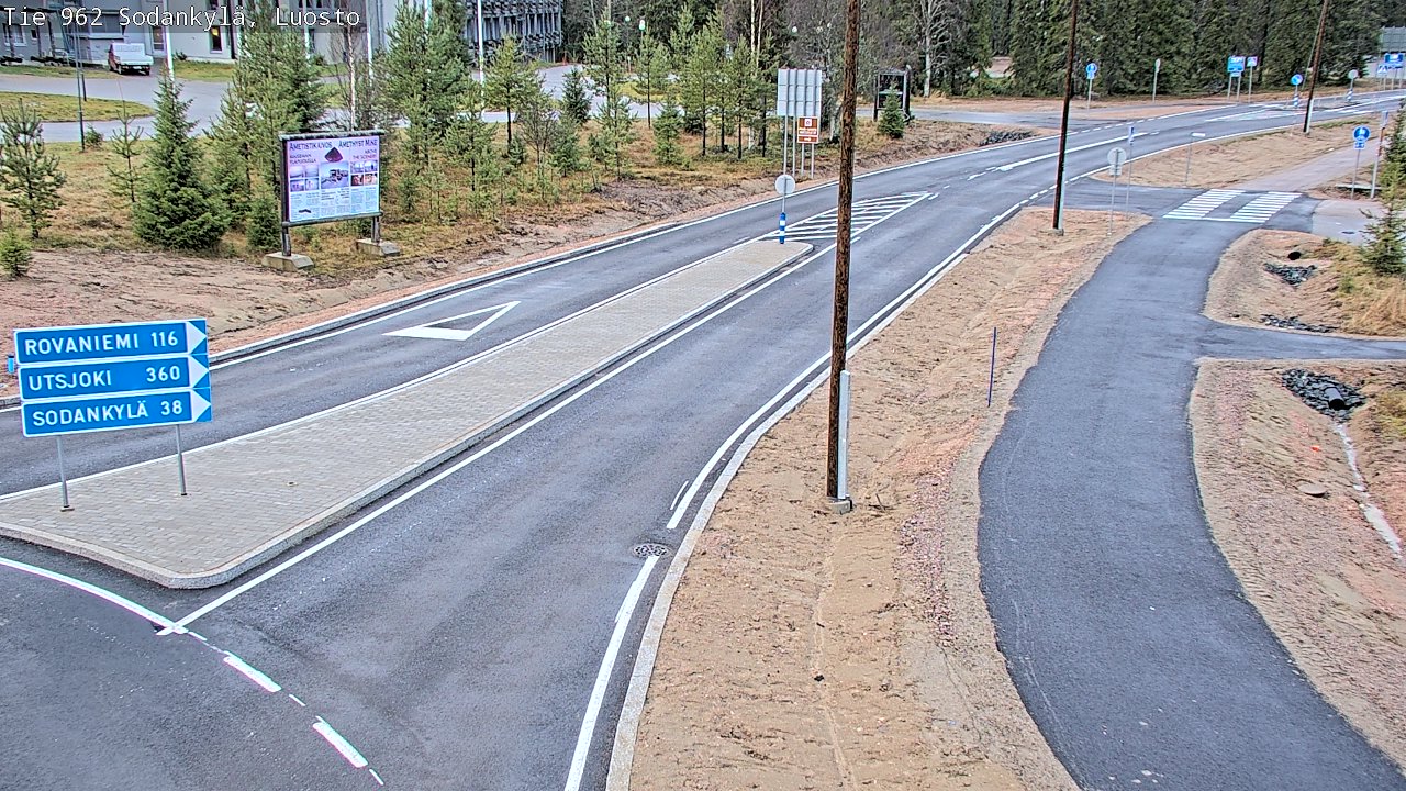 Kelikamerat Kuva Tie 962 Sodankylä, Luosto, Sodankylä, Lappi