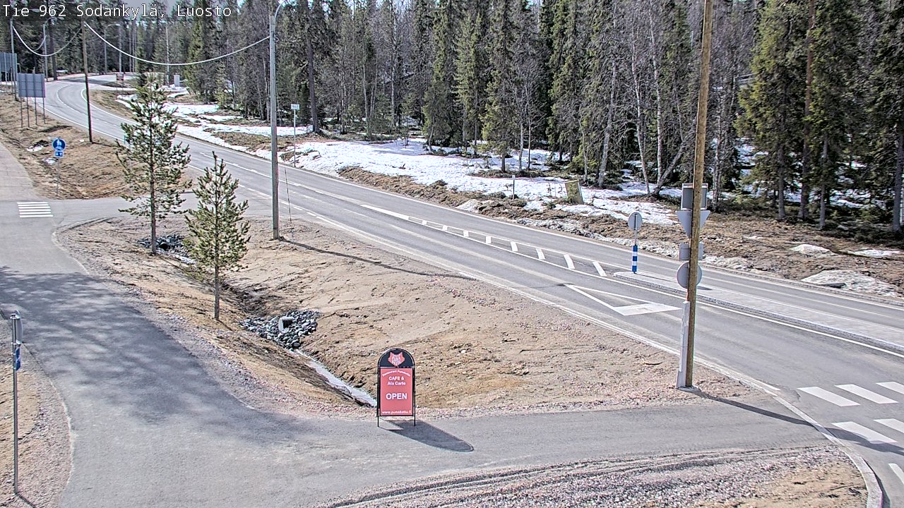 Weather Camera Image Road 962 Sodankylä, Luosto, Sodankylä, Lappi