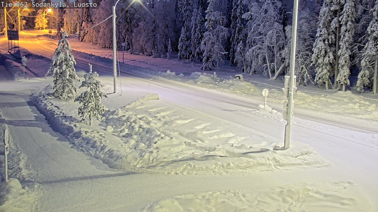 Kelikamerat Kuva Tie 962 Sodankylä, Luosto, Sodankylä, Lappi
