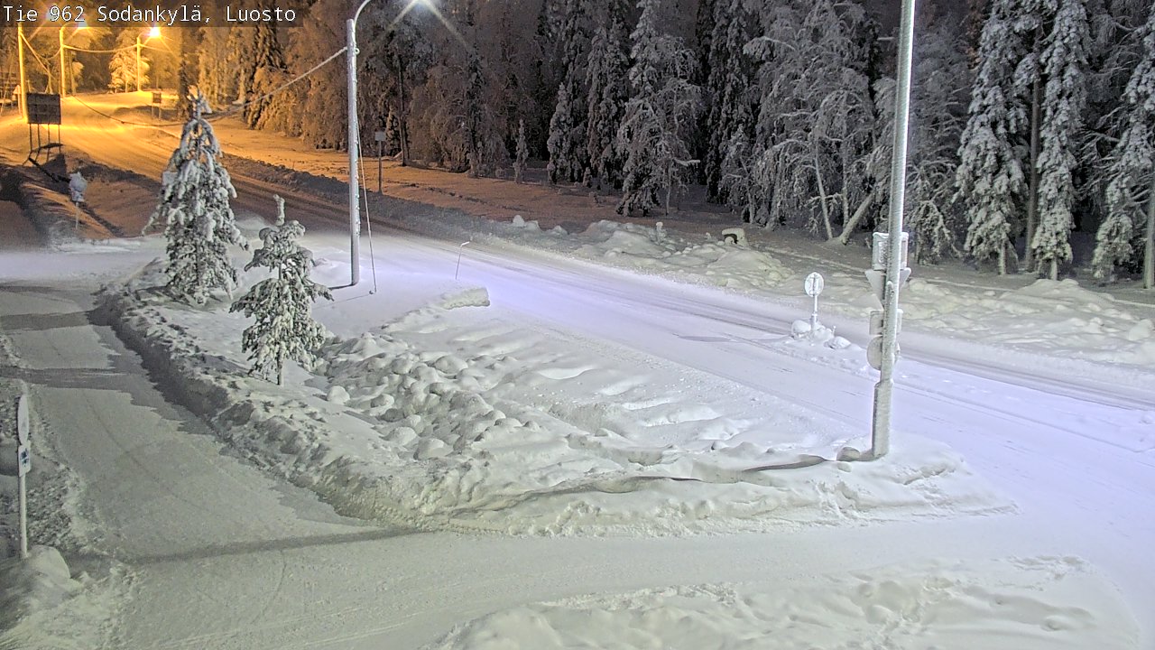 Kelikamerat Kuva Tie 962 Sodankylä, Luosto, Sodankylä, Lappi