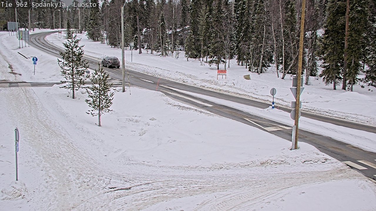 Kelikamerat Kuva Tie 962 Sodankylä, Luosto, Sodankylä, Lappi