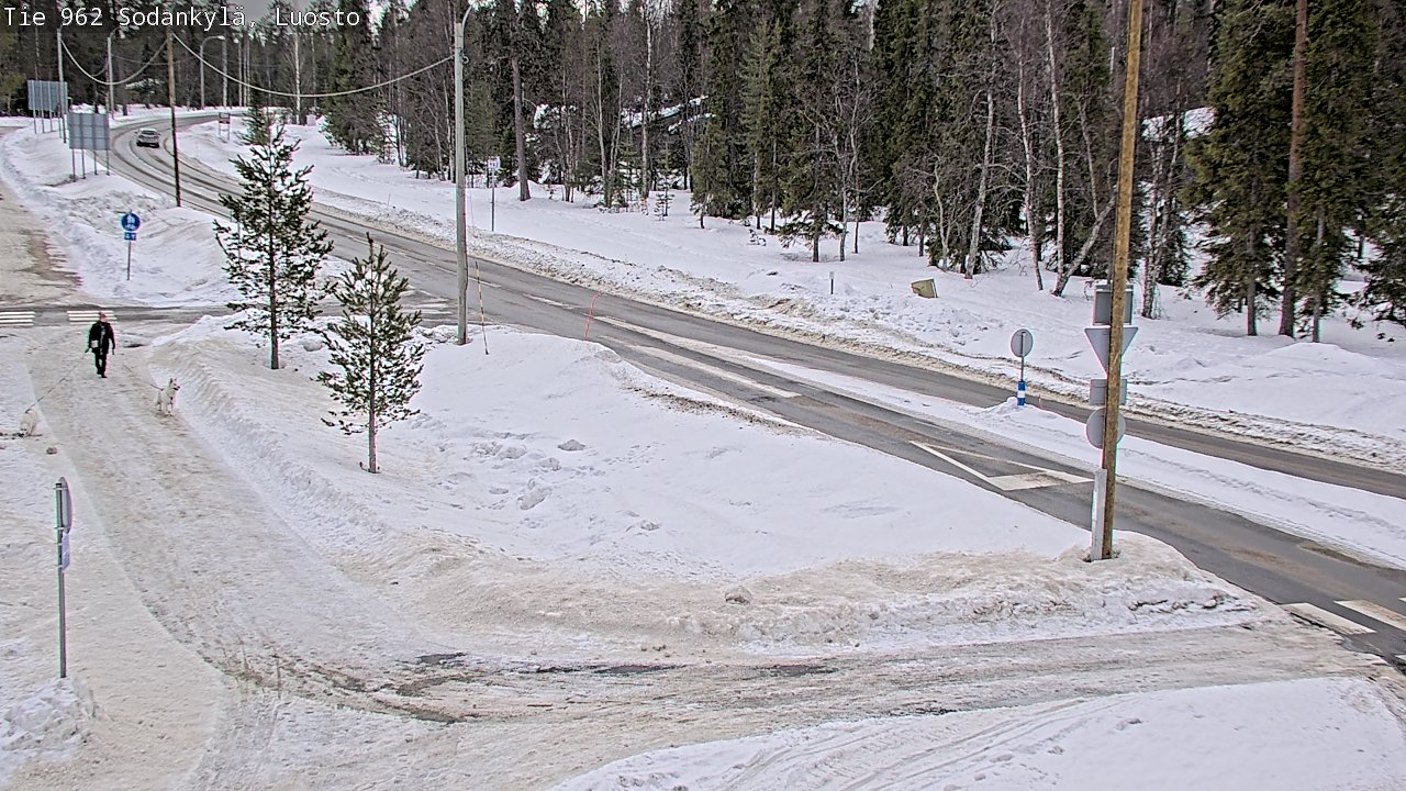 Weather Camera Image Road 962 Sodankylä, Luosto, Sodankylä, Lappi