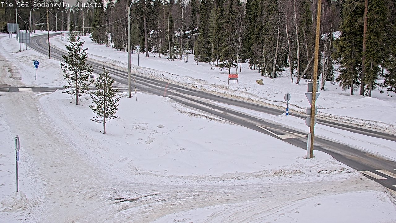 Kelikamerat Kuva Tie 962 Sodankylä, Luosto, Sodankylä, Lappi
