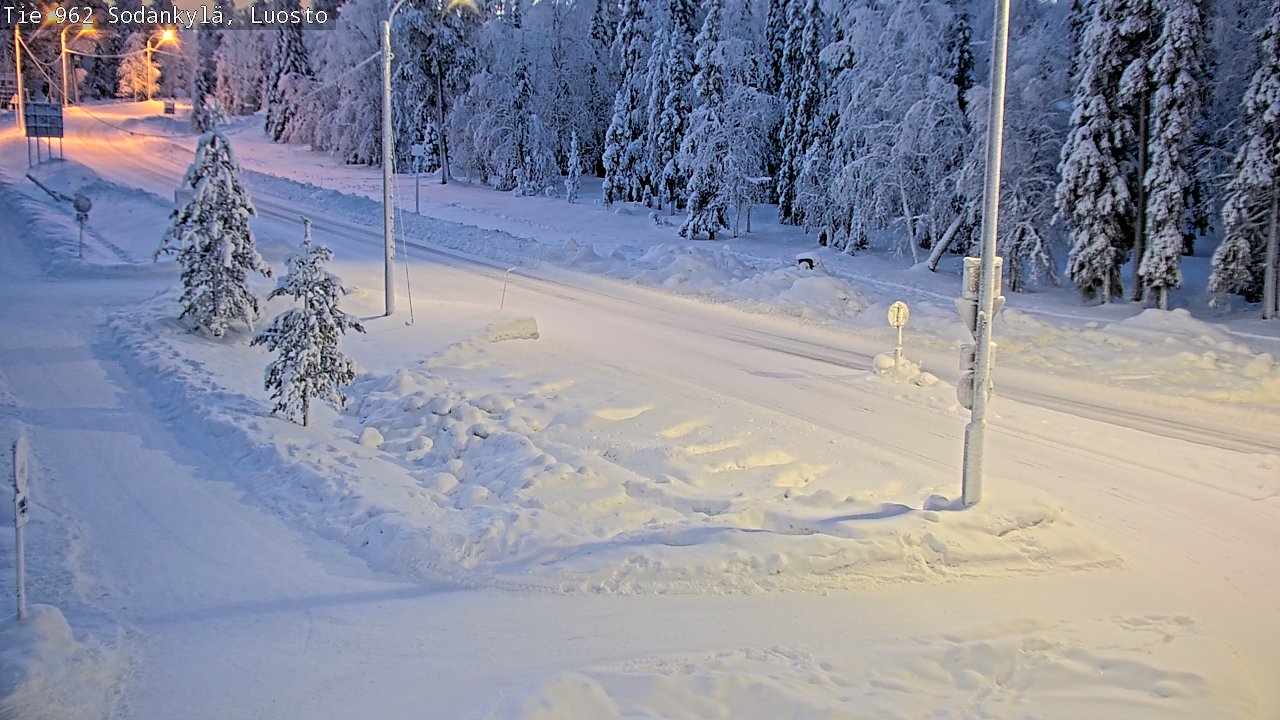 Kelikamerat Kuva Tie 962 Sodankylä, Luosto, Sodankylä, Lappi
