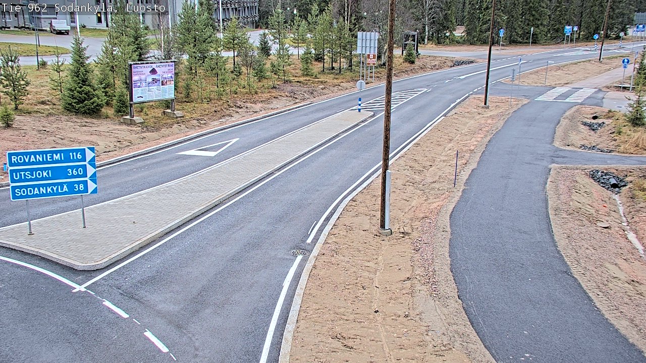 Kelikamerat Kuva Tie 962 Sodankylä, Luosto, Sodankylä, Lappi